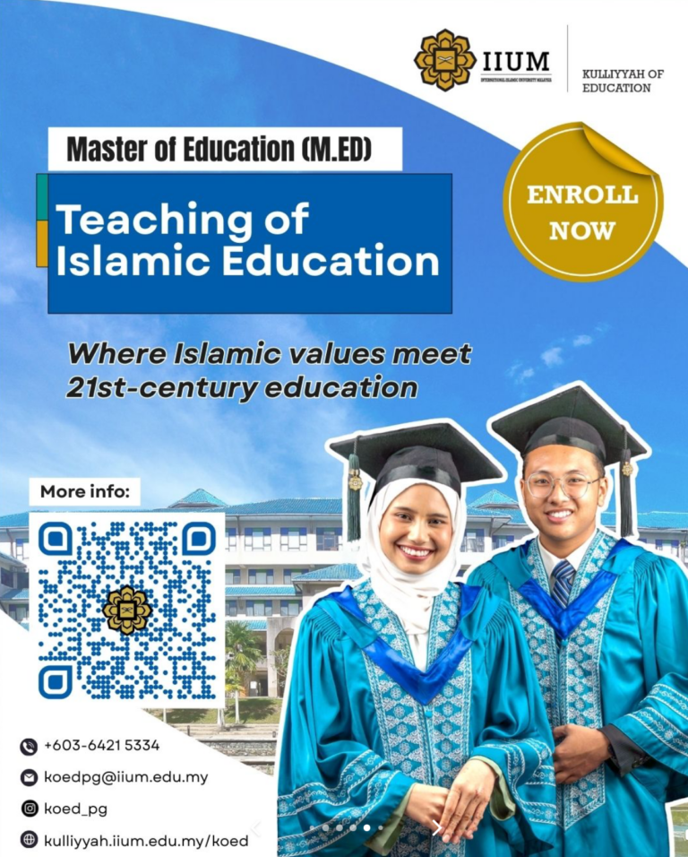 KOED IIUM Postgraduate Programmes (M.ED and PhD in Education)